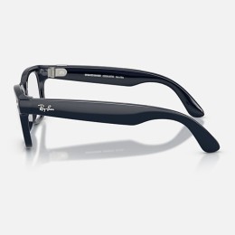 Умные очки Ray-Ban Wayfarer Gen 2 RW4012 (глянцевая синяя оправа, линзы с синим автозатемнением), размер M - изображение 3