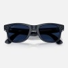 Умные очки Ray-Ban Wayfarer Gen 2 RW4012 (глянцевая синяя оправа, линзы с синим автозатемнением), размер M - миниатюра 5
