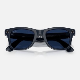 Умные очки Ray-Ban Wayfarer Gen 2 RW4012 (глянцевая синяя оправа, линзы с синим автозатемнением), размер M - изображение 5