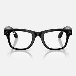 Умные очки Ray-Ban Wayfarer Gen 2 RW4012 (глянцевая чёрная оправа, линзы с зелёным автозатемнением), размер M - изображение 3
