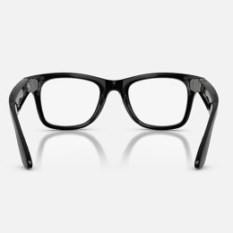 Умные очки Ray-Ban Wayfarer Gen 2 RW4012 (глянцевая чёрная оправа, линзы с зелёным автозатемнением), размер M - изображение 8