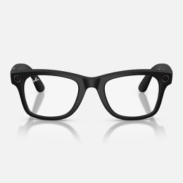 Умные очки Ray-Ban Wayfarer Gen 2 RW4012 (матовая чёрная оправа, линзы с серым автозатемнением), размер M - изображение 2
