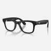Умные очки Ray-Ban Wayfarer Gen 2 RW4012 (матовая чёрная оправа, линзы с серым автозатемнением), размер M - миниатюра 4