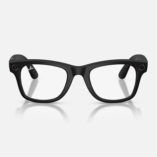 Умные очки Ray-Ban Wayfarer Gen 2 RW4012 (матовая чёрная оправа, линзы с серым автозатемнением), размер L - изображение 2