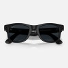 Умные очки Ray-Ban Wayfarer Gen 2 RW4012 (матовая чёрная оправа, линзы с серым автозатемнением), размер L - миниатюра 5