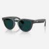 Умные очки Ray-Ban Headliner Gen 2 RW4013 (глянцевая серая оправа, линзы прозрачные с затемнением в зелёный) - миниатюра 1