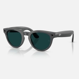 Умные очки Ray-Ban Headliner Gen 2 RW4013 (глянцевая серая оправа, линзы прозрачные с затемнением в зелёный) - изображение 1