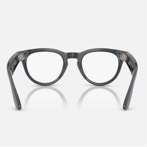 Умные очки Ray-Ban Headliner Gen 2 RW4013 (глянцевая серая оправа, линзы прозрачные с затемнением в зелёный) - изображение 2