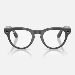 Умные очки Ray-Ban Headliner Gen 2 RW4013 (глянцевая серая оправа, линзы прозрачные с затемнением в зелёный) - изображение 3