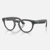 Умные очки Ray-Ban Headliner Gen 2 RW4013 (глянцевая серая оправа, линзы прозрачные с затемнением в зелёный) - миниатюра 5