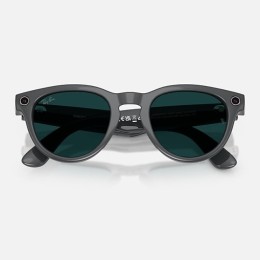 Умные очки Ray-Ban Headliner Gen 2 RW4013 (глянцевая серая оправа, линзы прозрачные с затемнением в зелёный) - изображение 6