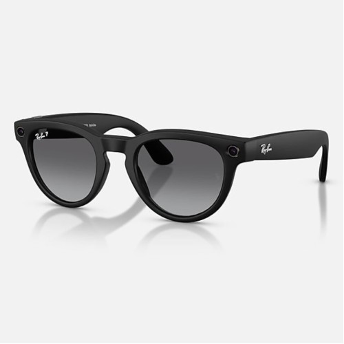 Умные очки Ray-Ban Headliner Gen 2 RW4013 (матовая чёрная оправа, линзы поляризованные графитовый градиент)