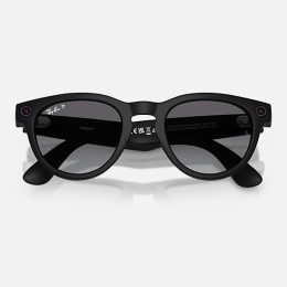 Умные очки Ray-Ban Headliner Gen 2 RW4013 (матовая чёрная оправа, линзы поляризованные графитовый градиент) - изображение 2