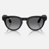 Умные очки Ray-Ban Headliner Gen 2 RW4013 (матовая чёрная оправа, линзы поляризованные графитовый градиент) - миниатюра 3