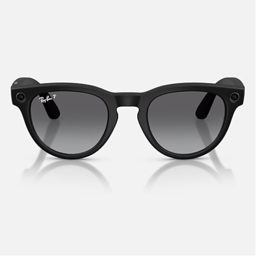 Умные очки Ray-Ban Headliner Gen 2 RW4013 (матовая чёрная оправа, линзы поляризованные графитовый градиент) - изображение 3