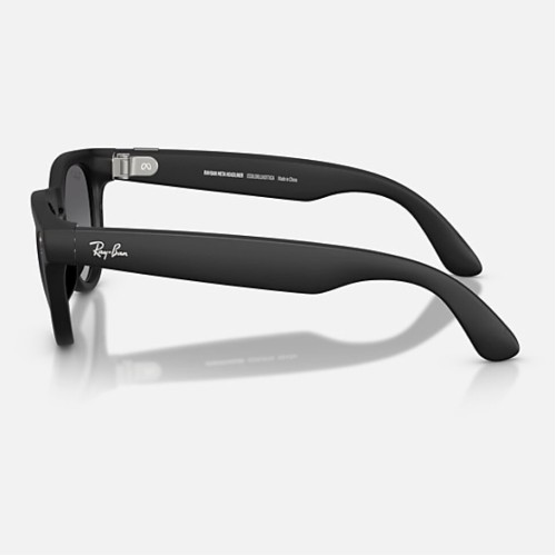 Умные очки Ray-Ban Headliner Gen 2 RW4013 (матовая чёрная оправа, линзы поляризованные графитовый градиент) - изображение 4