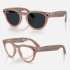 Умные очки Ray-Ban Headliner Gen 2 RW4013 (матовая персиковая оправа, линзы с серым затемнением)