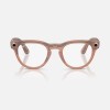 Умные очки Ray-Ban Headliner Gen 2 RW4013 (матовая персиковая оправа, линзы с серым затемнением) - миниатюра 2