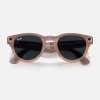Умные очки Ray-Ban Headliner Gen 2 RW4013 (матовая персиковая оправа, линзы с серым затемнением) - миниатюра 3