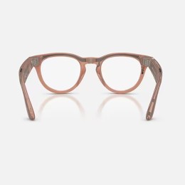 Умные очки Ray-Ban Headliner Gen 2 RW4013 (матовая персиковая оправа, линзы с серым затемнением) - изображение 6