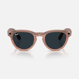 Умные очки Ray-Ban Headliner Gen 2 RW4013 (матовая персиковая оправа, линзы с серым затемнением) - изображение 9