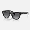 Умные очки Ray-Ban Skyler Gen 2 RW4014 (глянцевая чёрная оправа, линзы поляризованные графитовый градиент)