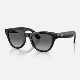 Умные очки Ray-Ban Skyler Gen 2 RW4014 (глянцевая чёрная оправа, линзы поляризованные графитовый градиент)