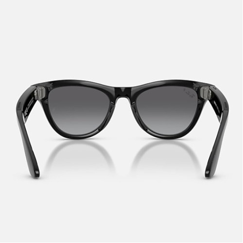 Умные очки Ray-Ban Skyler Gen 2 RW4014 (глянцевая чёрная оправа, линзы поляризованные графитовый градиент) - изображение 1