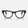 Умные очки Ray-Ban Skyler Gen 2 RW4014 (глянцевая чёрная оправа, линзы прозрачные) - миниатюра 2