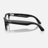 Умные очки Ray-Ban Skyler Gen 2 RW4014 (глянцевая чёрная оправа, линзы прозрачные) - миниатюра 3