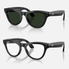 Умные очки Ray-Ban Skyler Gen 2 RW4014 (глянцевая чёрная оправа, линзы с зелёным автозатемнением)