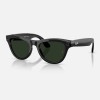Умные очки Ray-Ban Skyler Gen 2 RW4014 (глянцевая чёрная оправа, линзы с зелёным автозатемнением) - миниатюра 1