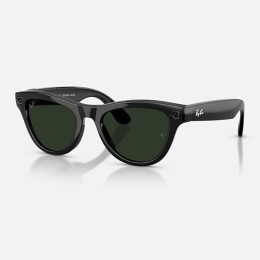 Умные очки Ray-Ban Skyler Gen 2 RW4014 (глянцевая чёрная оправа, линзы с зелёным автозатемнением) - изображение 1