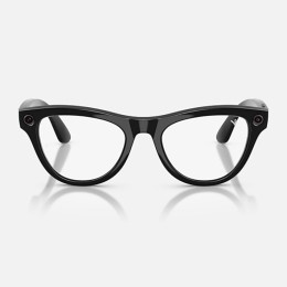 Умные очки Ray-Ban Skyler Gen 2 RW4014 (глянцевая чёрная оправа, линзы с зелёным автозатемнением) - изображение 2