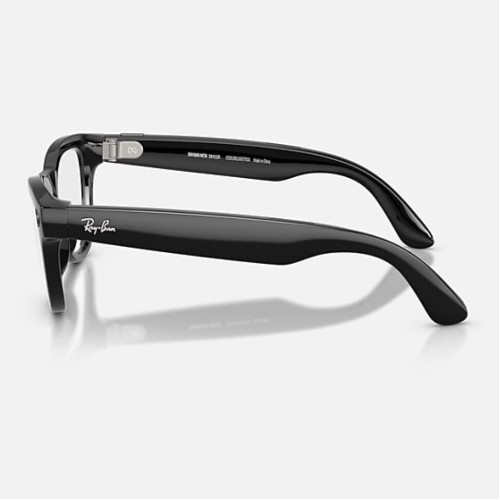 Умные очки Ray-Ban Skyler Gen 2 RW4014 (глянцевая чёрная оправа, линзы с зелёным автозатемнением) - изображение 3