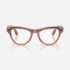Умные очки Ray-Ban Skyler Gen 2 RW4014 (глянцевая персиковая оправа, линзы с коричневым автозатемнением) - миниатюра 2