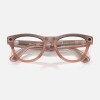 Умные очки Ray-Ban Skyler Gen 2 RW4014 (глянцевая персиковая оправа, линзы с коричневым автозатемнением) - миниатюра 7