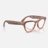 Умные очки Ray-Ban Skyler Gen 2 RW4014 (глянцевая персиковая оправа, линзы с коричневым автозатемнением) - миниатюра 8