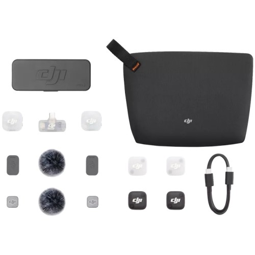 Комплект беспроводных микрофонов DJI Mic Mini 2 (2 TX + 1 Mobile RX + Зарядный футляр) - изображение 5