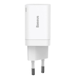 Адаптер Baseus Super Si Pro 30W USB-C + USB-A (White)