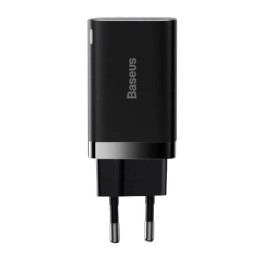 Адаптер Baseus Super Si Pro 30W USB-C + USB-A (Black)