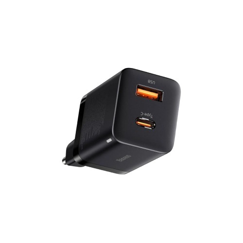 Адаптер Baseus Super Si Pro 30W USB-C + USB-A (Black) - изображение 1