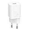 Адаптер Baseus power_adapter USB-C 20W (White) - миниатюра 1