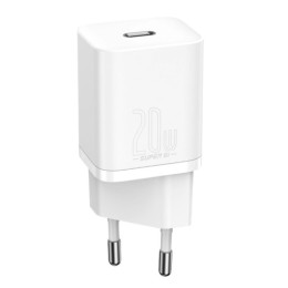 Адаптер Baseus power_adapter USB-C 20W (White)
