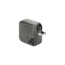 Адаптер EnergEA TravelWorld 100W GaN PD 3xUSB-C + USB-A (Dark Gray) - изображение 1