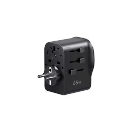 Адаптер UGREEN S550 65W Universal Travel Adapter (Black) - изображение 1