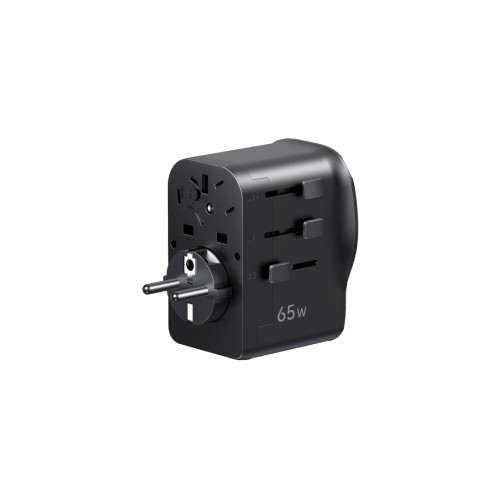 Адаптер UGREEN S550 65W Universal Travel Adapter (Black) - изображение 1