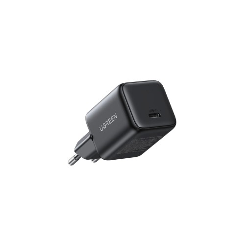 Адаптер UGREEN X513 30W GaN USB-C + USB-C cable (Black) - изображение 1