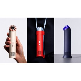 Портативный вентилятор Dyson HushJet Mini Cool fan, синий (Ink/Cobalt) - изображение 5
