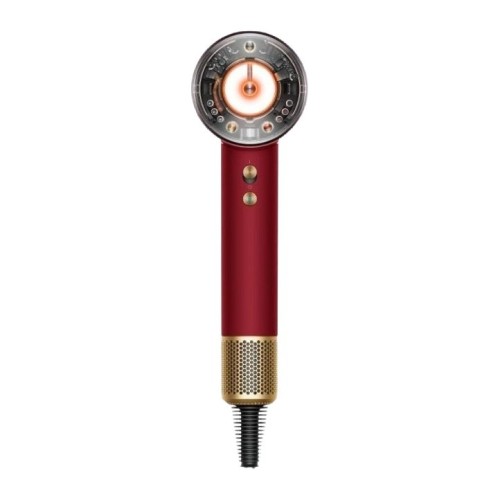 Фен Dyson Supersonic HD16 Nural Hair Dryer Straight+Wavy Gift Edition (Red Velvet/Gold)